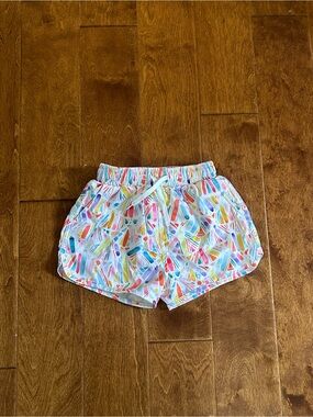 Kortni Jeane Watercolor retro trunks 4/5